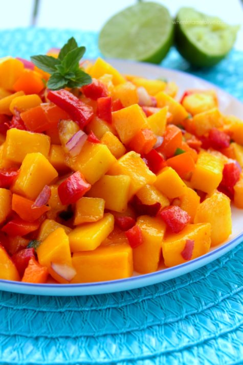 Peach Mango Salsa